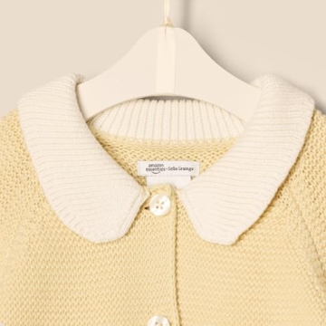 Sofia Grainge Baby Collar Sweater Jacket - Butter Yellow