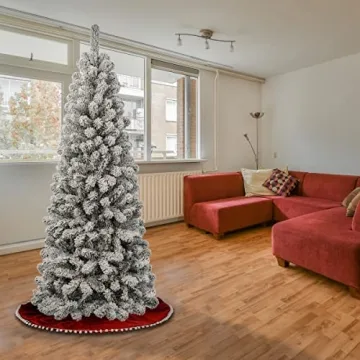 National Tree Company Acacia Flocked Christmas Tree