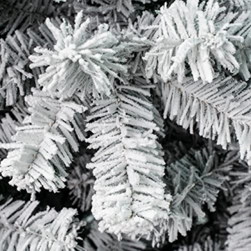 National Tree Company Acacia Flocked Christmas Tree