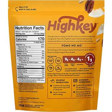 Keto Instant Hot Cereal – Gluten & Grain Free Breakfast