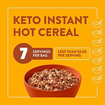 Keto Instant Hot Cereal – Gluten & Grain Free Breakfast
