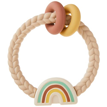 Itzy Ritzy Silicone Rattle Teether for Babies 3 Mo+