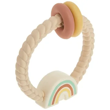 Itzy Ritzy Silicone Rattle Teether for Babies 3 Mo+