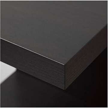 LACK IKEA Shelving Unit: Black/Brown [75" x 12" x 4"]