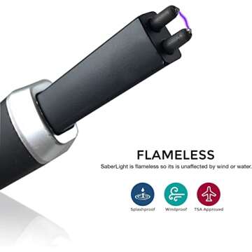 Saberlight Extended Arc Lighter - Rechargeable & Flameless