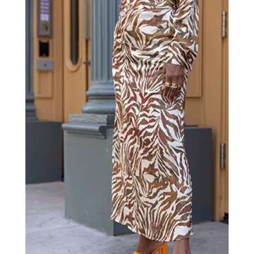 Shop The Drop Women's Animal Print Midi Skirt XXS