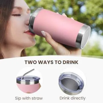MEWAY 20oz Insulated Tumbler Cup - Hot & Cold Drinks