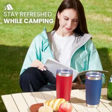 MEWAY 20oz Insulated Tumbler Cup - Hot & Cold Drinks