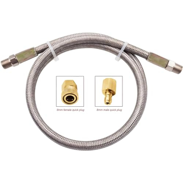 36-Inch Stainless Steel Paintball Air Filling Hose