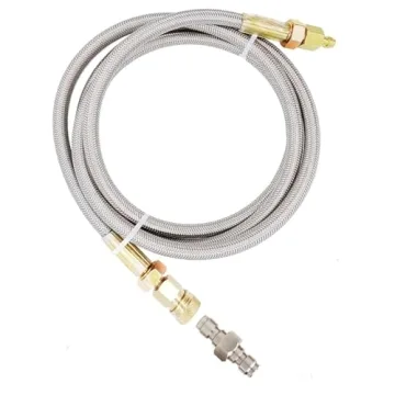 36-Inch Stainless Steel Paintball Air Filling Hose