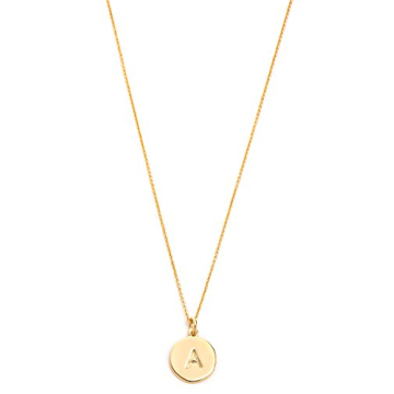 Kate Spade Alphabet Pendant Necklace 18" Gold-Tone