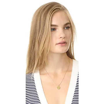 Kate Spade Alphabet Pendant Necklace 18" Gold-Tone