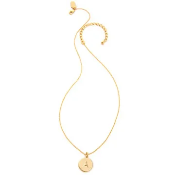 Kate Spade Alphabet Pendant Necklace 18" Gold-Tone