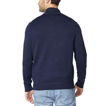 Stylish Nautica Men's Quarter-Zip Sweater for All Occasions