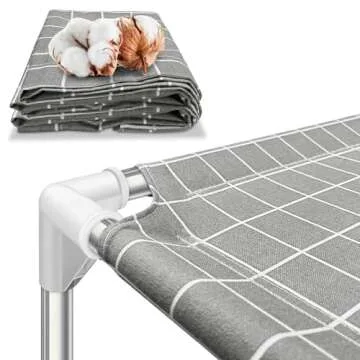 Elevated Pet Bed Dog Cot- Pet Bed for Small Dogs | Raised Dog Bed for Indoor and Outdoor Use for Small Pets