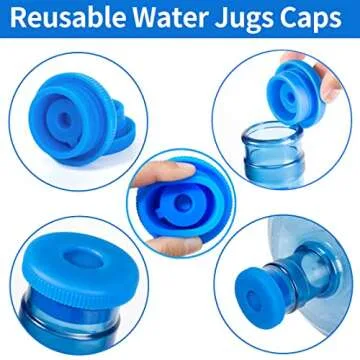 OKLGO Reusable 5 Gallon Water Jug Caps for Hydration