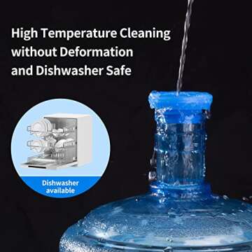 OKLGO Reusable 5 Gallon Water Jug Caps for Hydration