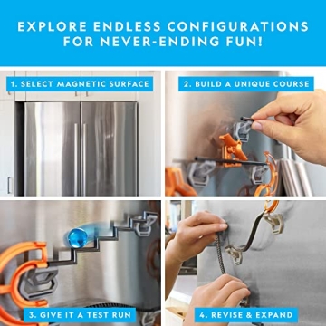 NATIONAL GEOGRAPHIC Magnetic Marble Run - 150-Piece Set