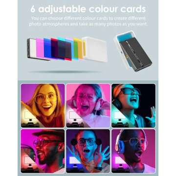 150 LED Phone Light, Selfie Light for Phone, Light for Phone/iPad/iPhone/Camera, 5500Mah Rechargeable Light, 3 Lighting Adjustment Modes, Phone Selfie Light for Photography/TikTok/Vlog/Video