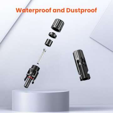 RICH SOLAR 5 Pairs Solar Connectors