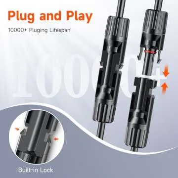 RICH SOLAR 5 Pairs Solar Connectors