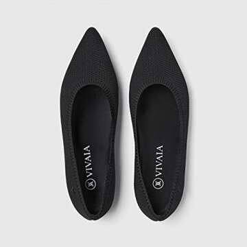 VIVAIA Aria 2.0 Women's Casual Flats Slip on Washable Ballet Shoes Pointed-Toe Style