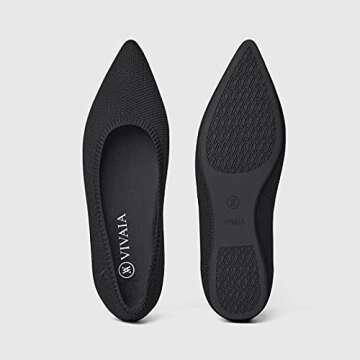 VIVAIA Aria 2.0 Women's Casual Flats Slip on Washable Ballet Shoes Pointed-Toe Style