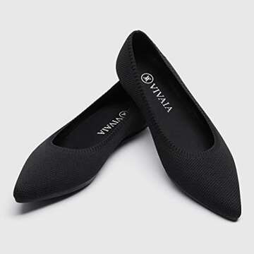 VIVAIA Aria 2.0 Women's Casual Flats Slip on Washable Ballet Shoes Pointed-Toe Style
