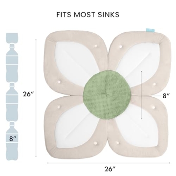 Blooming Bath Baby Bath Seat for Newborns - Soft & Cozy