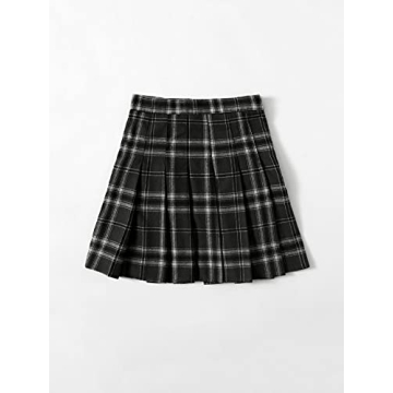 Stylish WDIRARA Women's Plaid High Waist Mini Skirt