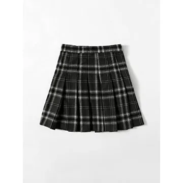 Stylish WDIRARA Women's Plaid High Waist Mini Skirt