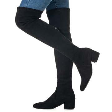Stylish Mtzyoa Over The Knee Boots for Women – Low Heel