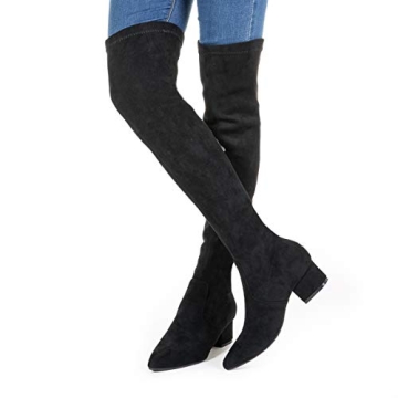 Stylish Mtzyoa Over The Knee Boots for Women – Low Heel