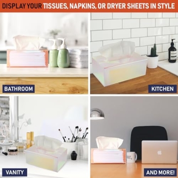 Stylish Acrylic Tissue Box Holder for Modern Homes & Offices