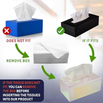Stylish Acrylic Tissue Box Holder for Modern Homes & Offices