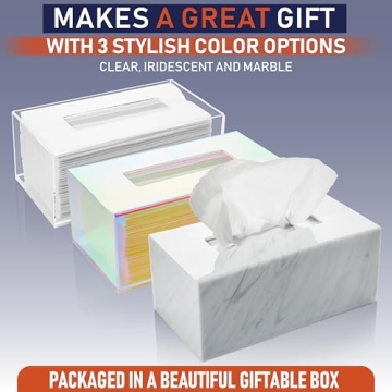Stylish Acrylic Tissue Box Holder for Modern Homes & Offices