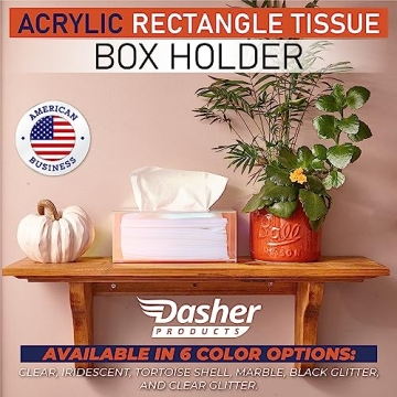 Stylish Acrylic Tissue Box Holder for Modern Homes & Offices