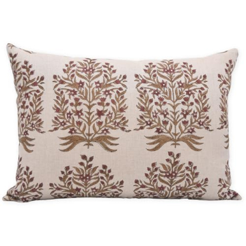 Fabritual Handmade Pure Linen Fabric 14X36 Throw Zipper Pillowcase for Sofa, Couch, Bed, Outdoor, Fa...