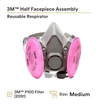 3M Half Facepiece Respirator Assembly Kit P100 Protection