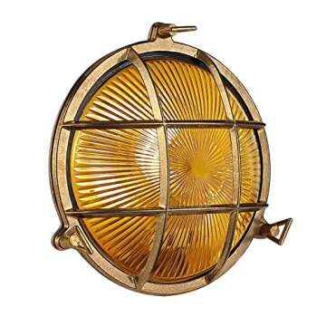 Vintage Nautical Brass Wall Light for Home & Outdoor