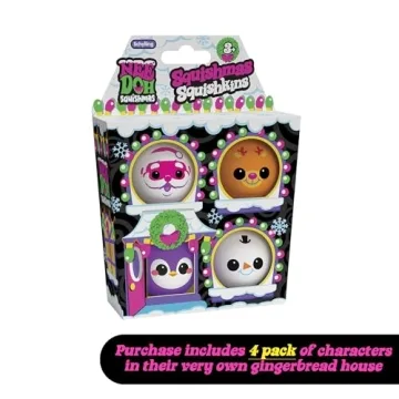 Christmas Squeeze Toy 4 Mini Groovy Globs Sensory Stress Balls