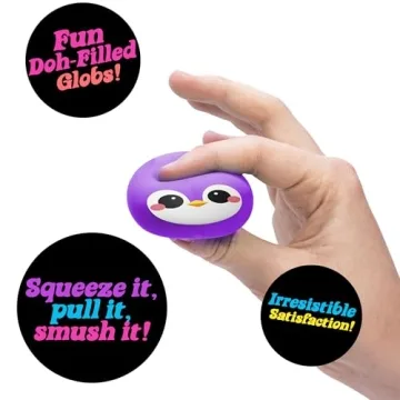 Christmas Squeeze Toy 4 Mini Groovy Globs Sensory Stress Balls