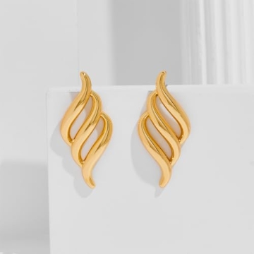 Trendy Vintage Geometric Stud Earrings for Women - COORWEEL