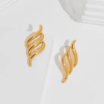 Trendy Vintage Geometric Stud Earrings for Women - COORWEEL