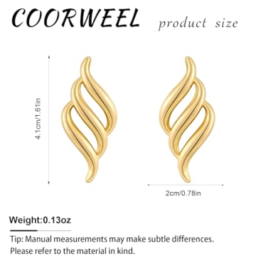 Trendy Vintage Geometric Stud Earrings for Women - COORWEEL