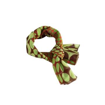 COZYEASE Women's 4 Piece Swimsuits Sexy Bikini Sets Triangle Bathing Suit with Mesh Cover Up Beach Skirt & Bandana Multicolor L