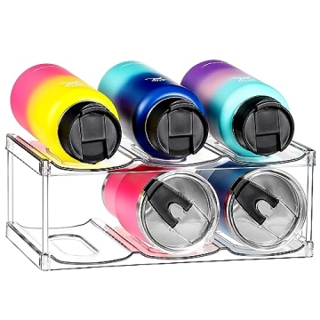 Stackable Water Bottle Organizer for Tumblers