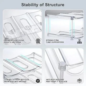 Stackable Water Bottle Organizer for Tumblers