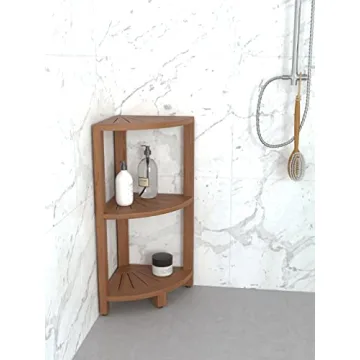 Stylish AquaTeak Kai™ Petite Shower Storage Stand
