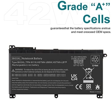 Fancy Buying BI03XL Laptop Battery for HP Pavilion & Stream